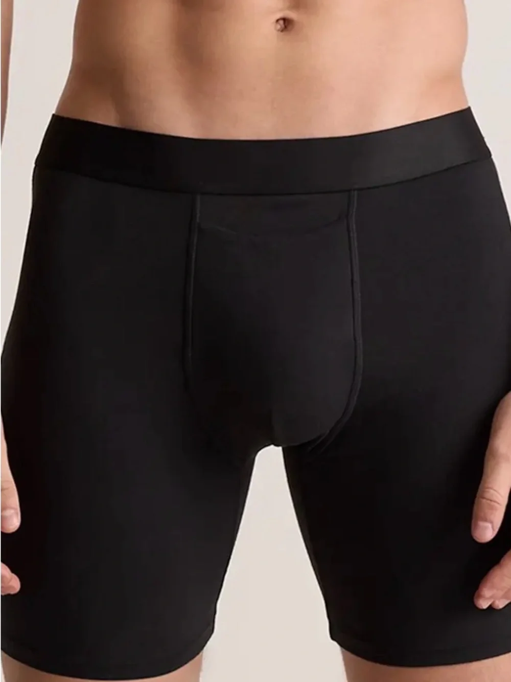 Quince Black Men's Boxer Briefs — 6” Length 410
